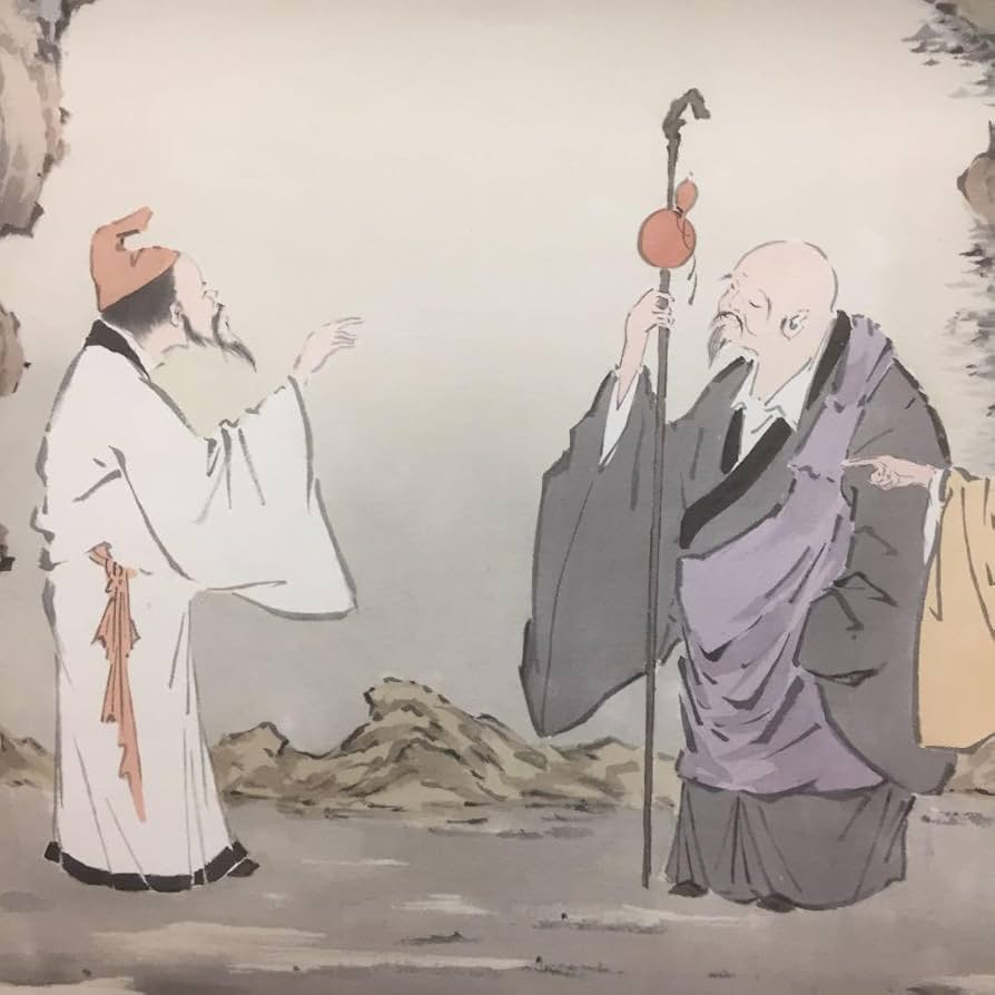 Amazon.co.jp: 掛け軸 小出 陽祐作 虎渓三笑 桐箱付き : おもちゃ